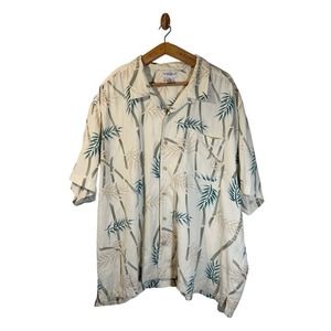 Knightsbridge Men’s Button Down Hawaiian Shirt Short Sleeve Size 2XL
